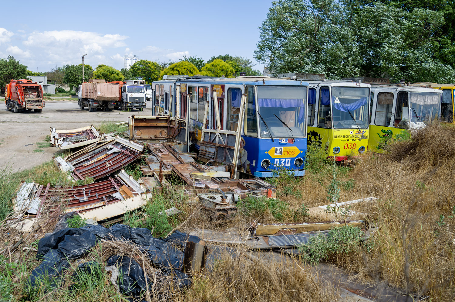 Евпатория, Tatra KT4SU № 047; Евпатория, Tatra KT4SU № 030