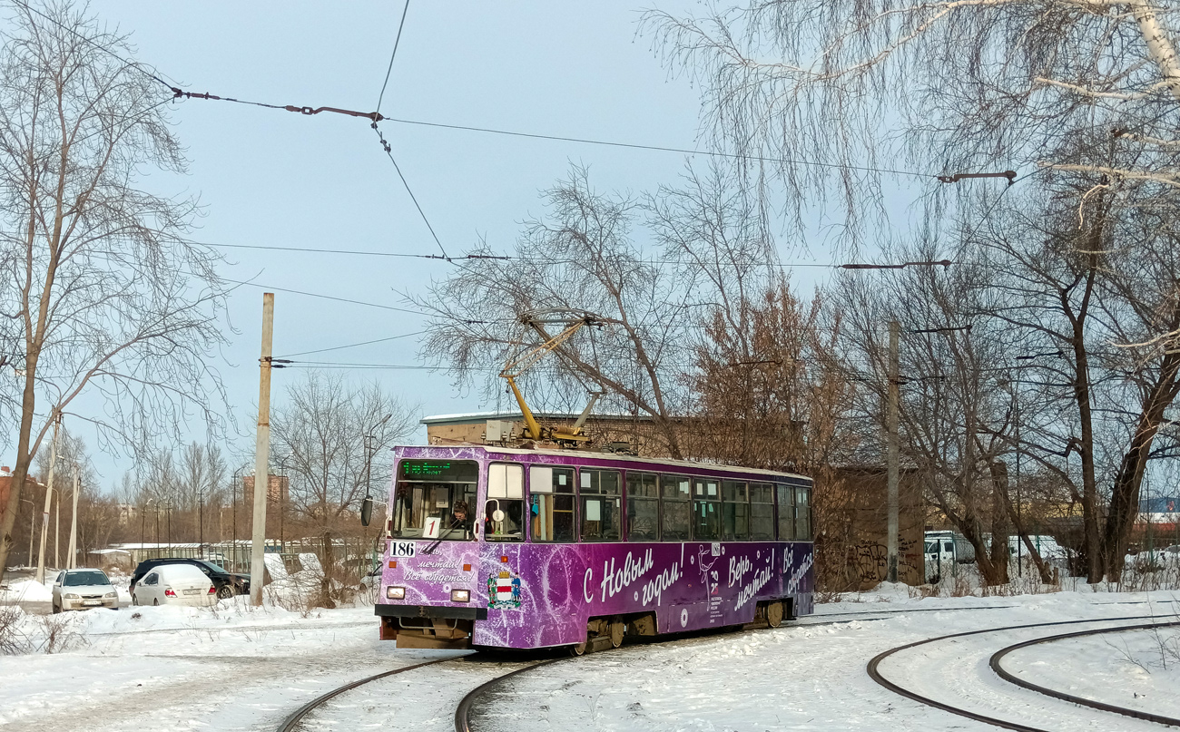 Омск, 71-605ЭП № 186