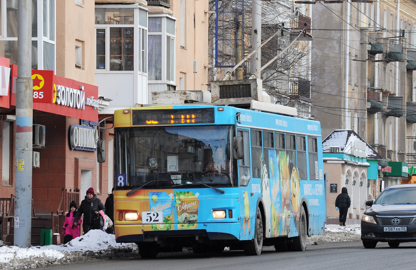 Омск, Тролза-5275.03 «Оптима» № 52