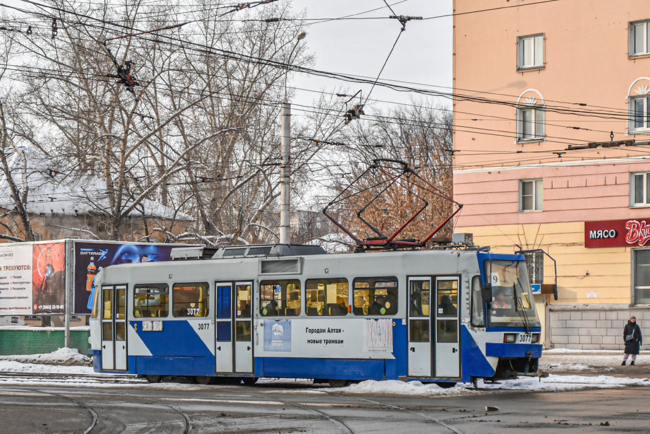 Барнаул, Tatra B3DM КВР Барнаул № 3077