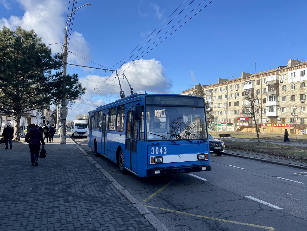 Николаев, Škoda 14TrM № 3043