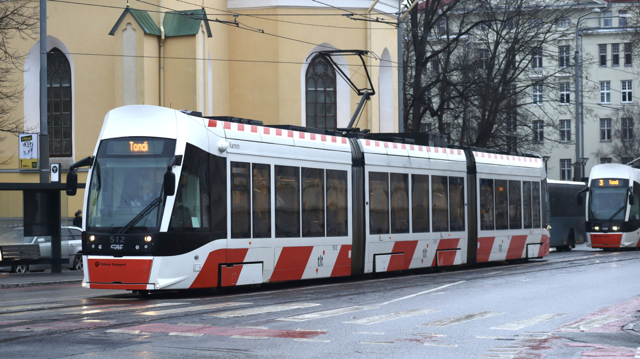 Таллин, CAF Urbos AXL № 512