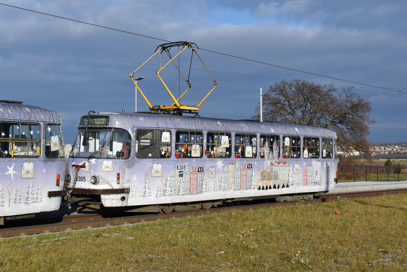 Прага, Tatra T3R.P № 8305; Прага — Рождественский трамвай