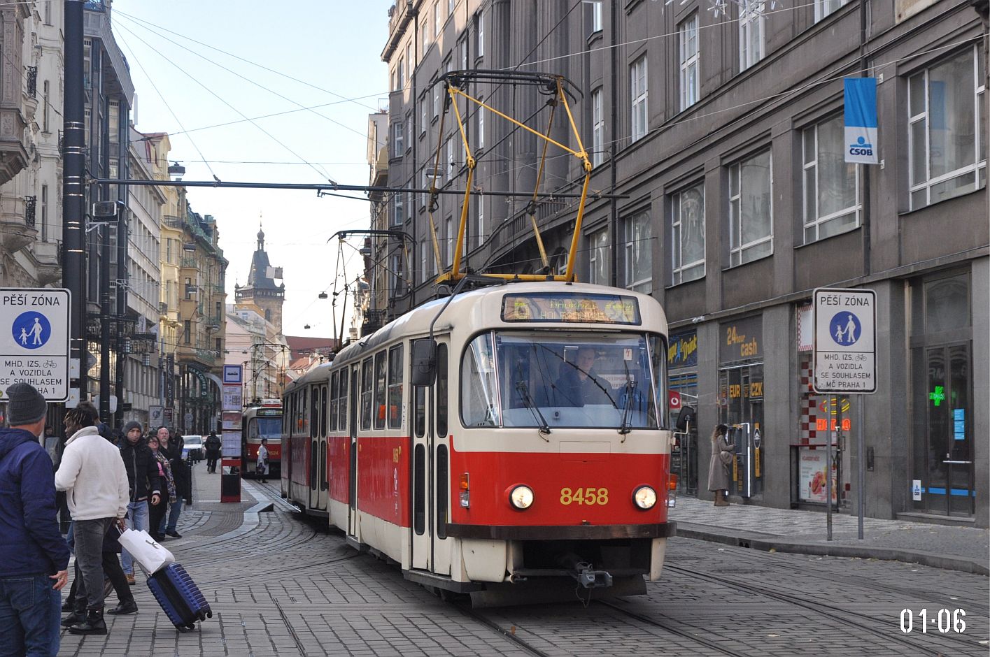 Прага, Tatra T3R.P № 8458
