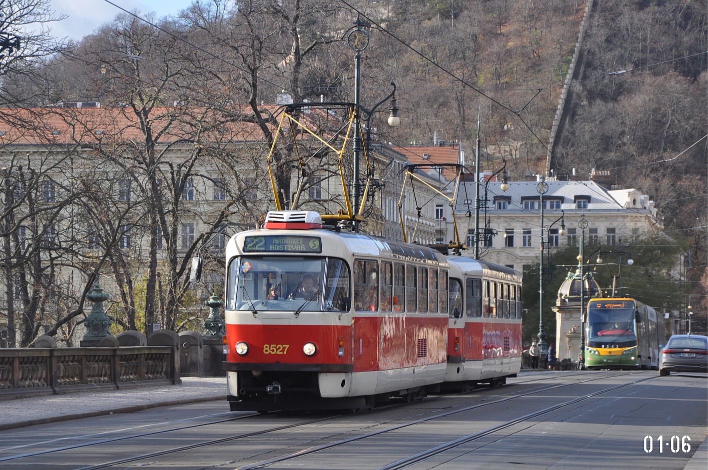Прага, Tatra T3R.P № 8527