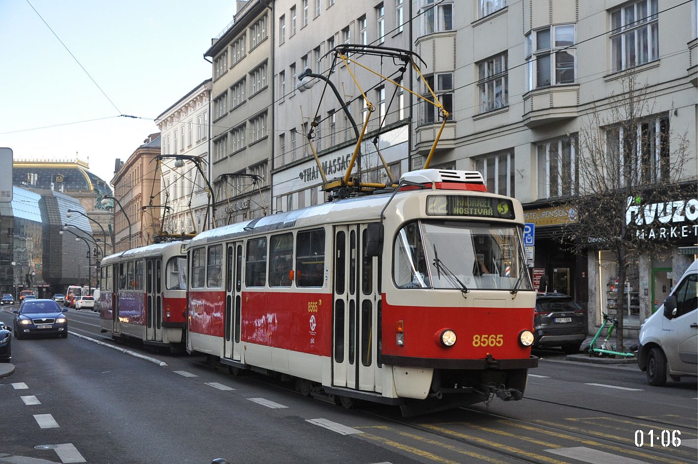 Прага, Tatra T3R.P № 8565