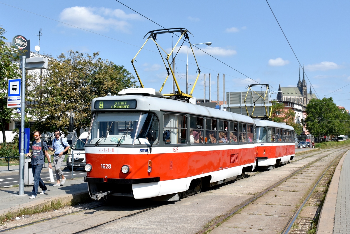 Брно, Tatra T3P № 1628