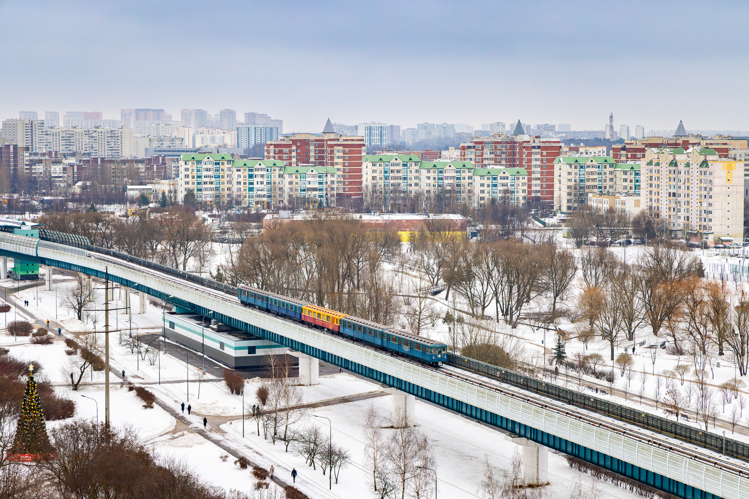 Москва — Виды с высоты; Москва — Метрополитен — [12] Бутовская линия