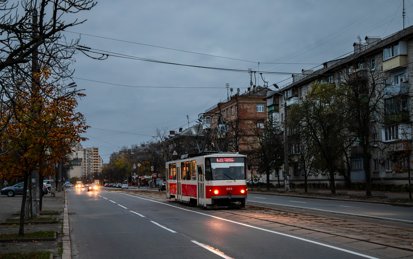 Киев, Tatra T6B5SU № 009