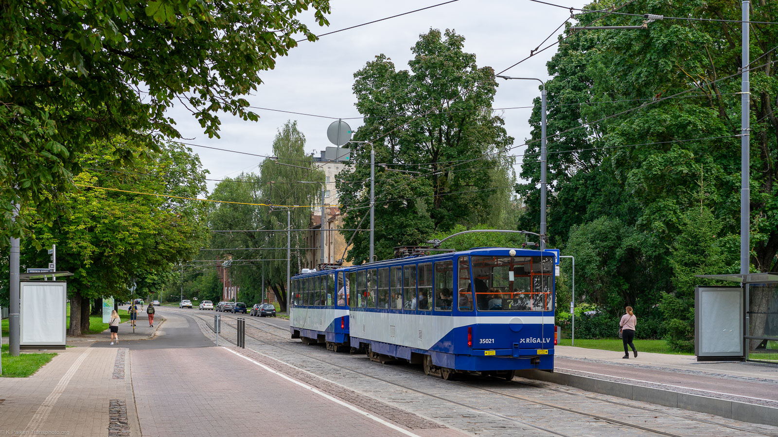 Рига, Tatra T3MR (T6B5-R) № 35021