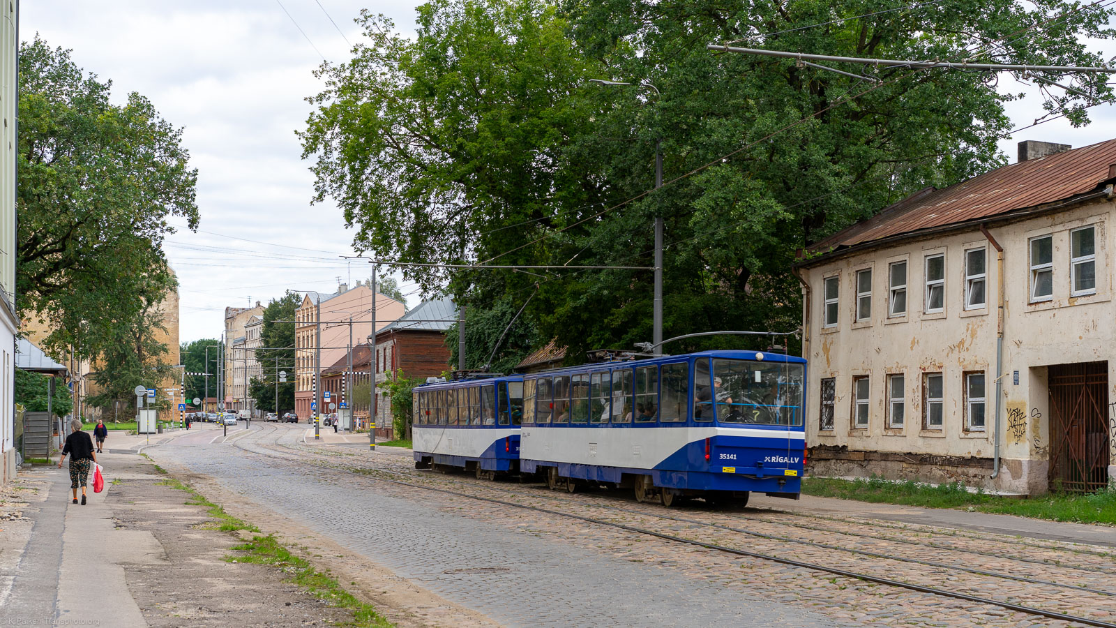 Рига, Tatra T3MR (T6B5-R) № 35141