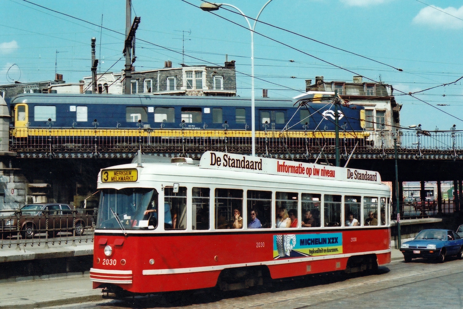 Антверпен, BN PCC Antwerpen № 2030; Антверпен — Старые фотографии (city trams Antwerpen 1980 — 1999)
