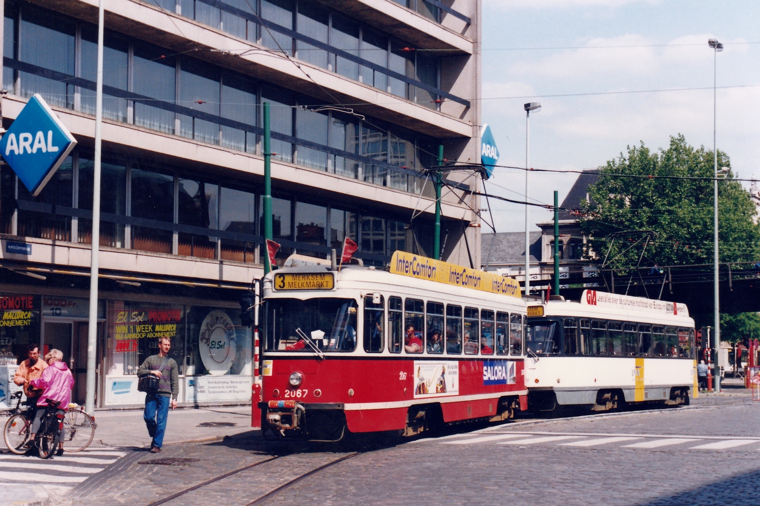 Антверпен, BN PCC Antwerpen № 2067; Антверпен — Старые фотографии (city trams Antwerpen 1980 — 1999)