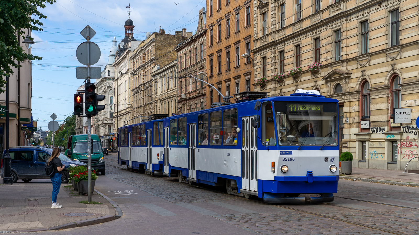 Рига, Tatra T3MR (T6B5-R) № 35196