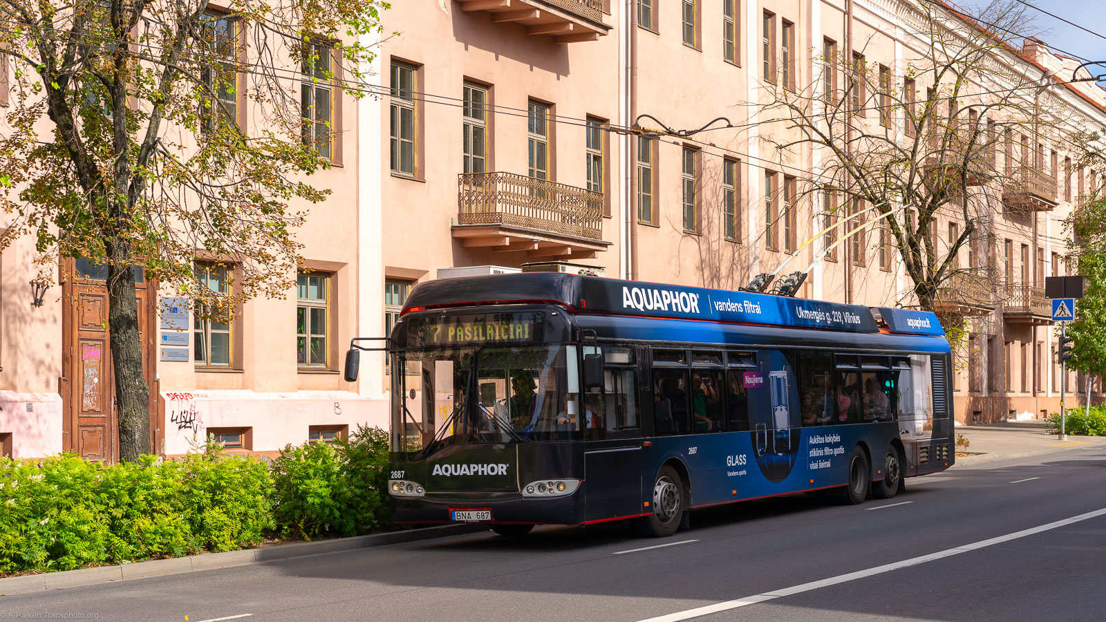 Vilna, Solaris Trollino II 15 AC # 2687