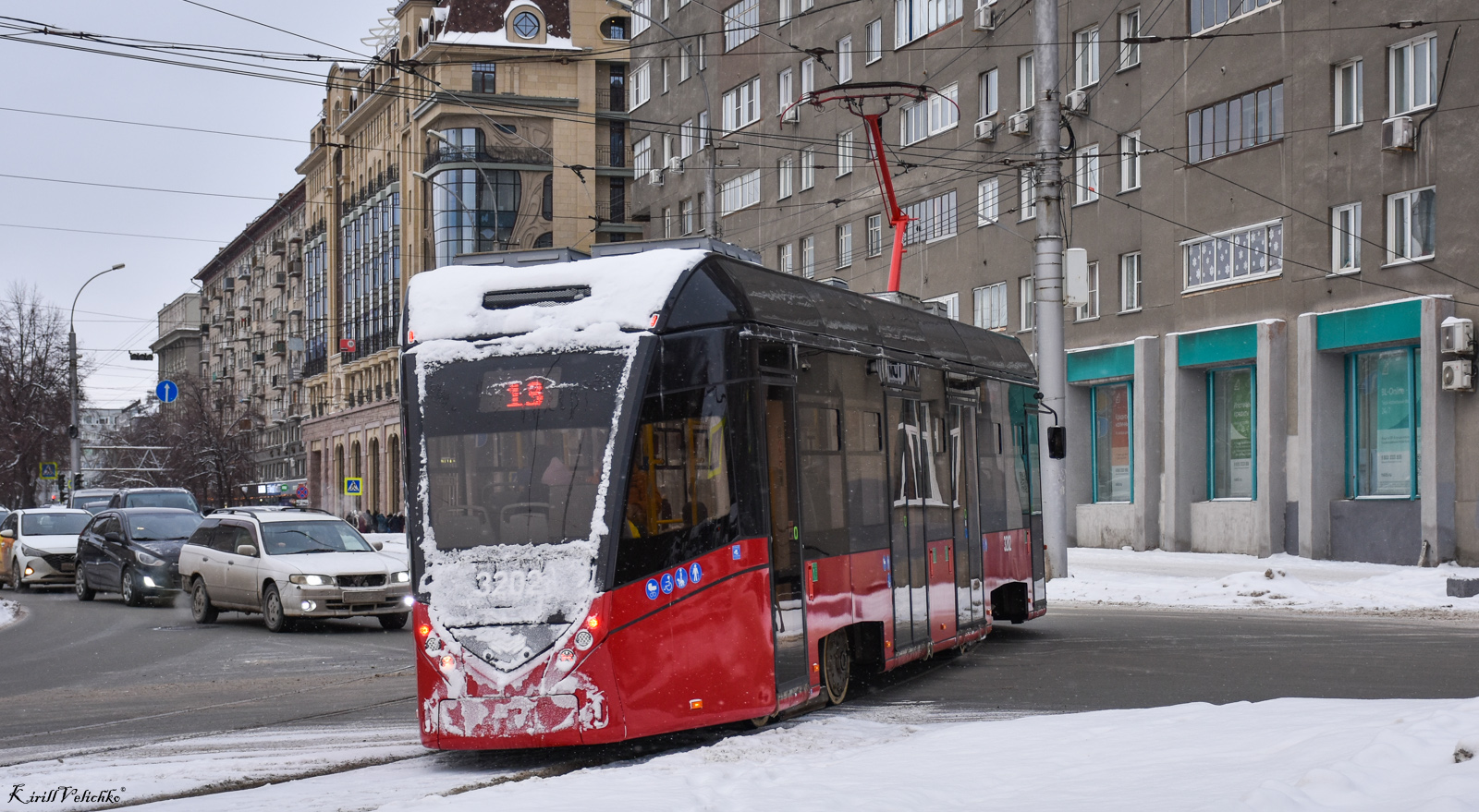 Новосибирск, БКМ Т701 № 3202