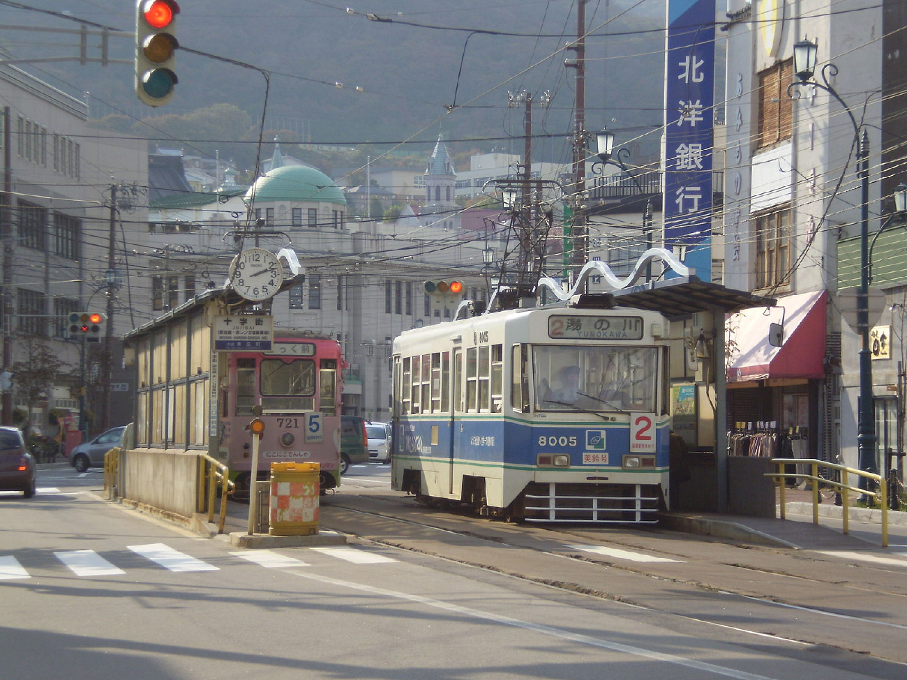 Хакодате, Hakodate series 8000 № 8005; Хакодате — Трамвайные линии и инфраструктура