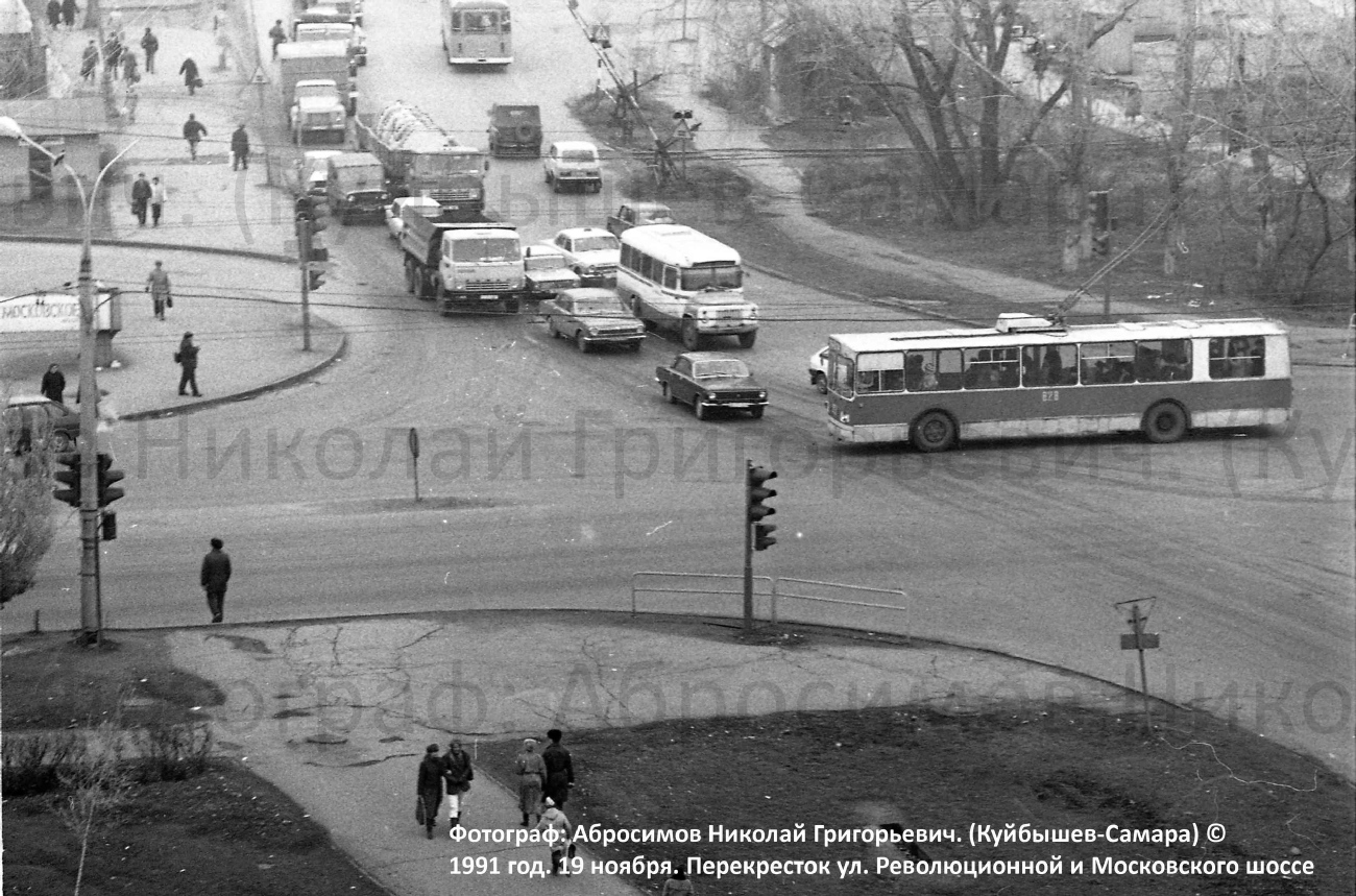 Самара, ЗиУ-682В [В00] № 828; Самара — Исторические фотографии — Трамвай и Троллейбус (1942-1991)