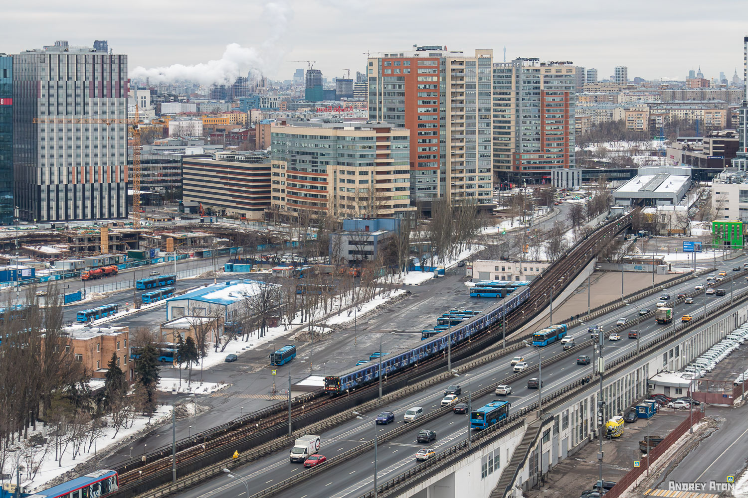 Москва — Виды с высоты; Москва — Метрополитен — [2] Замоскворецкая линия
