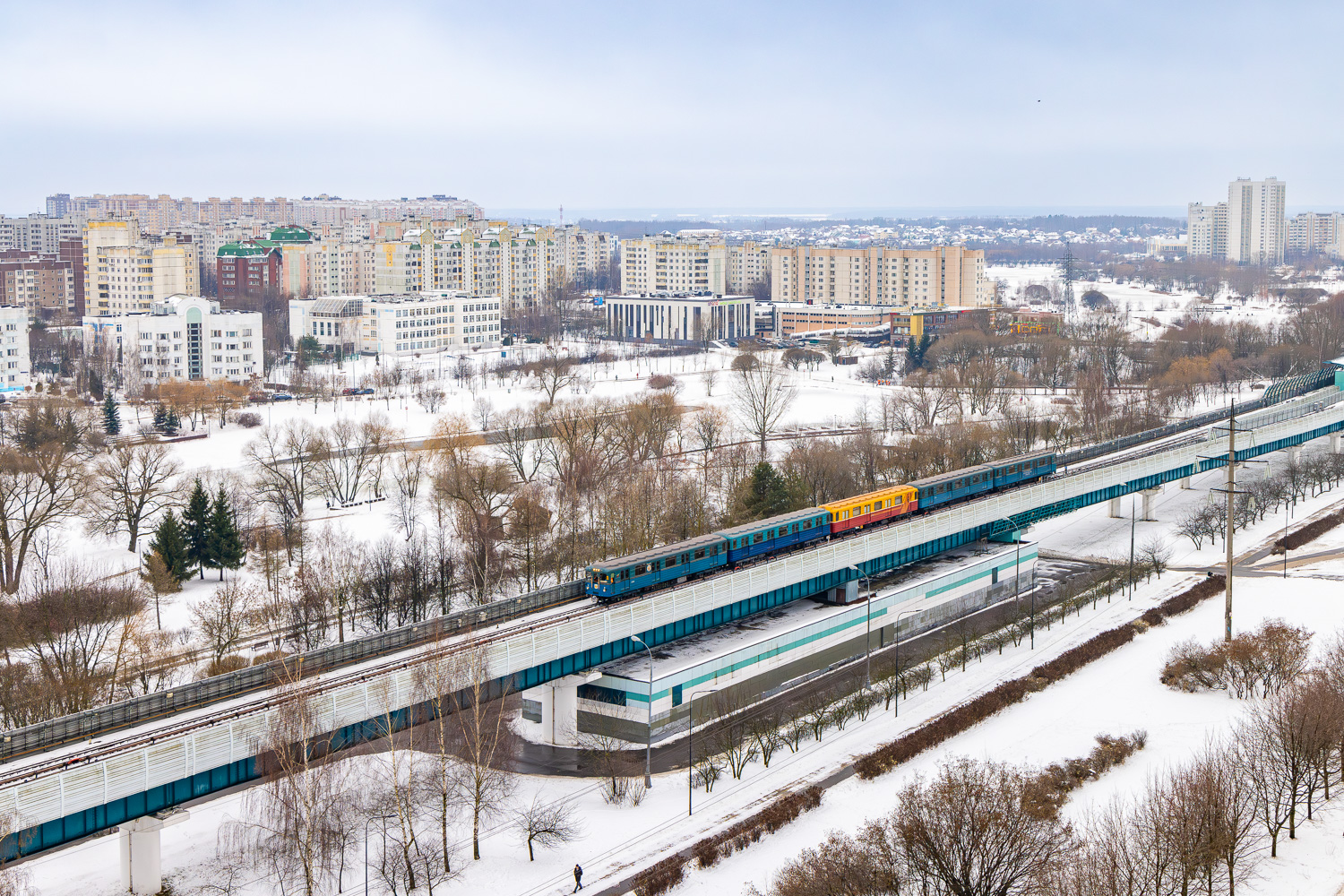Москва — Виды с высоты; Москва — Метрополитен — [12] Бутовская линия