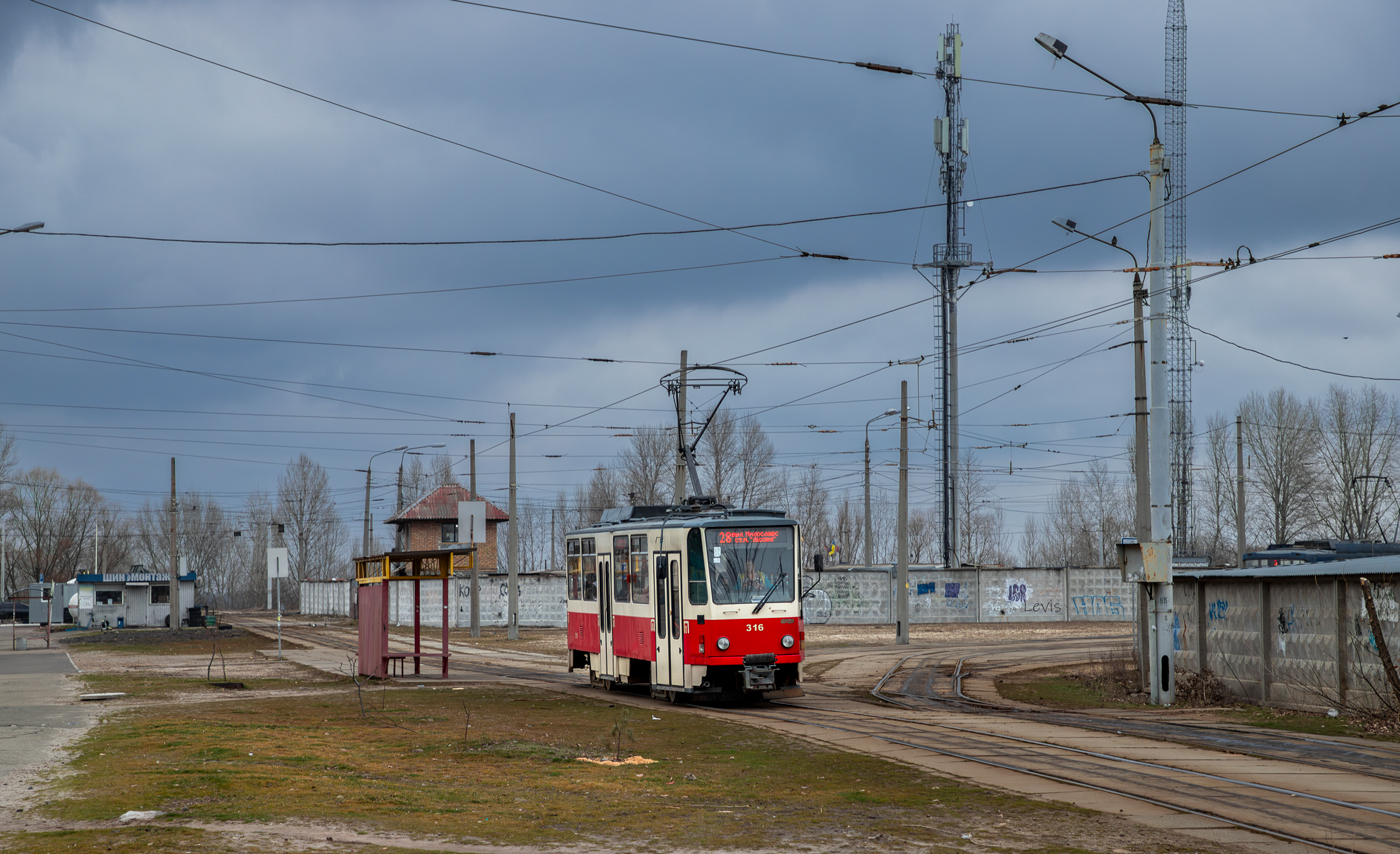 Киев, Tatra T6A5 № 316