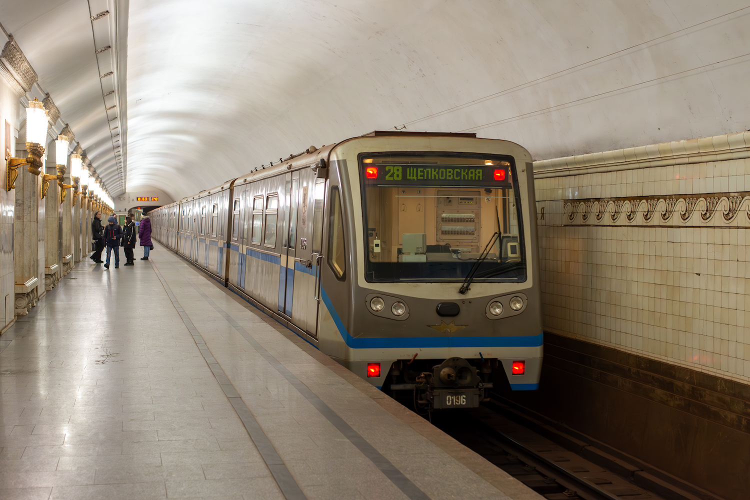 Москва, 81-740.4 «Русич» № 0196