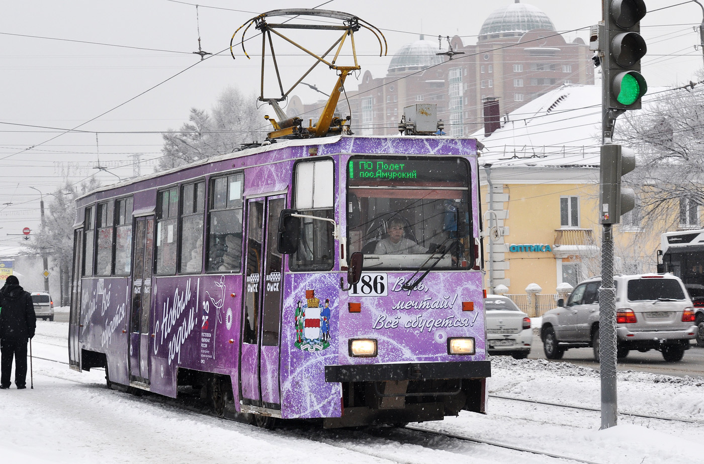 Омск, 71-605ЭП № 186