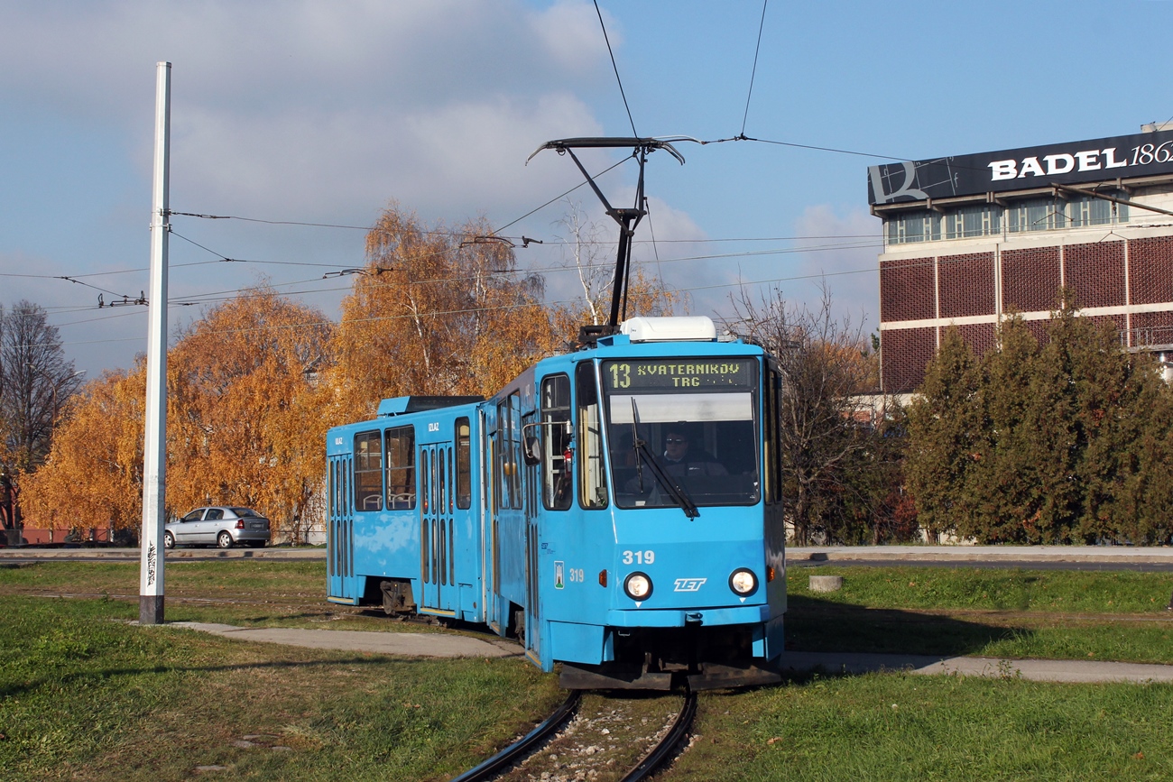 Загреб, Tatra KT4YU № 319