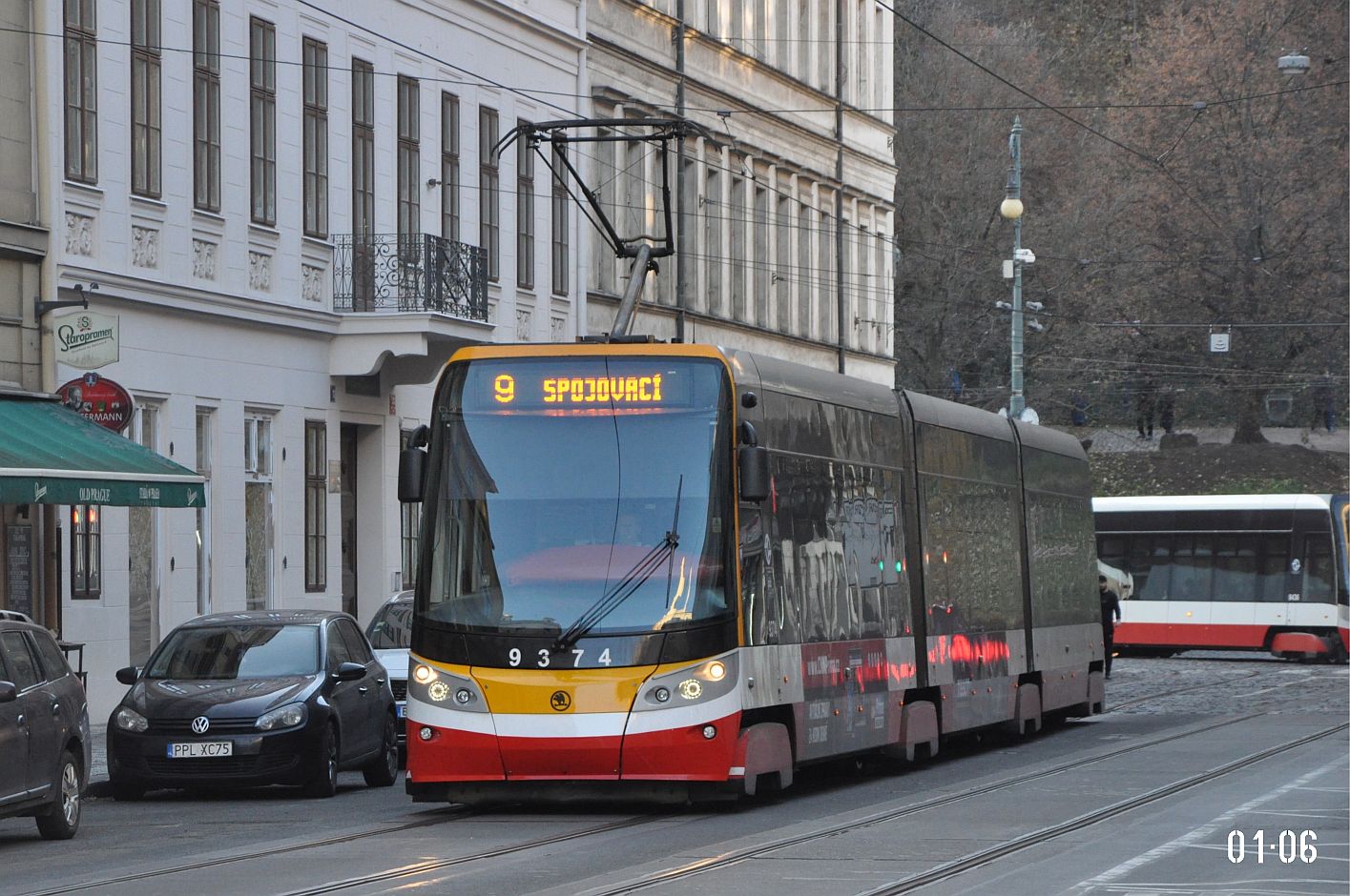 Прага, Škoda 15T5 ForCity Alfa Praha № 9374