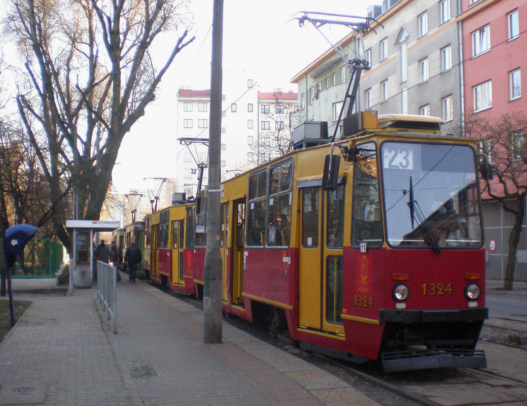 Варшава, Konstal 105Na № 1324