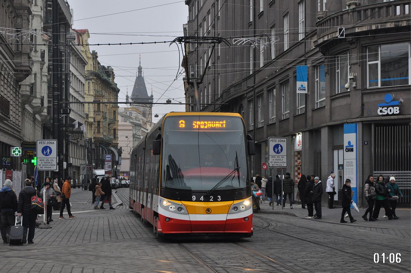 Прага, Škoda 15T7 ForCity Alfa Praha № 9423