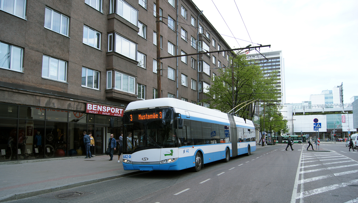 Таллин, Solaris Trollino III 18 AC № 442
