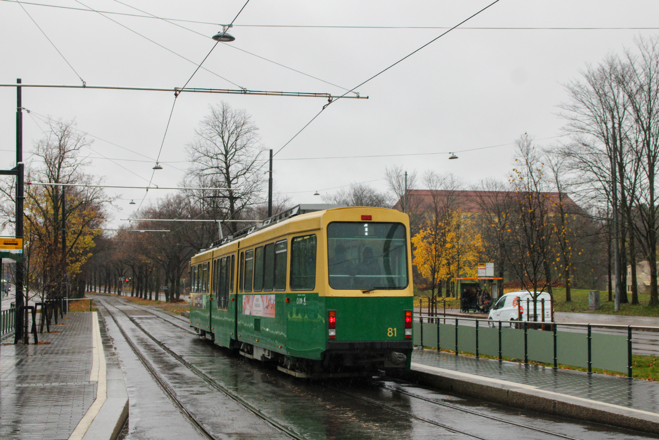 Хельсинки — Эспоо, Valmet MLNRV2 № 81