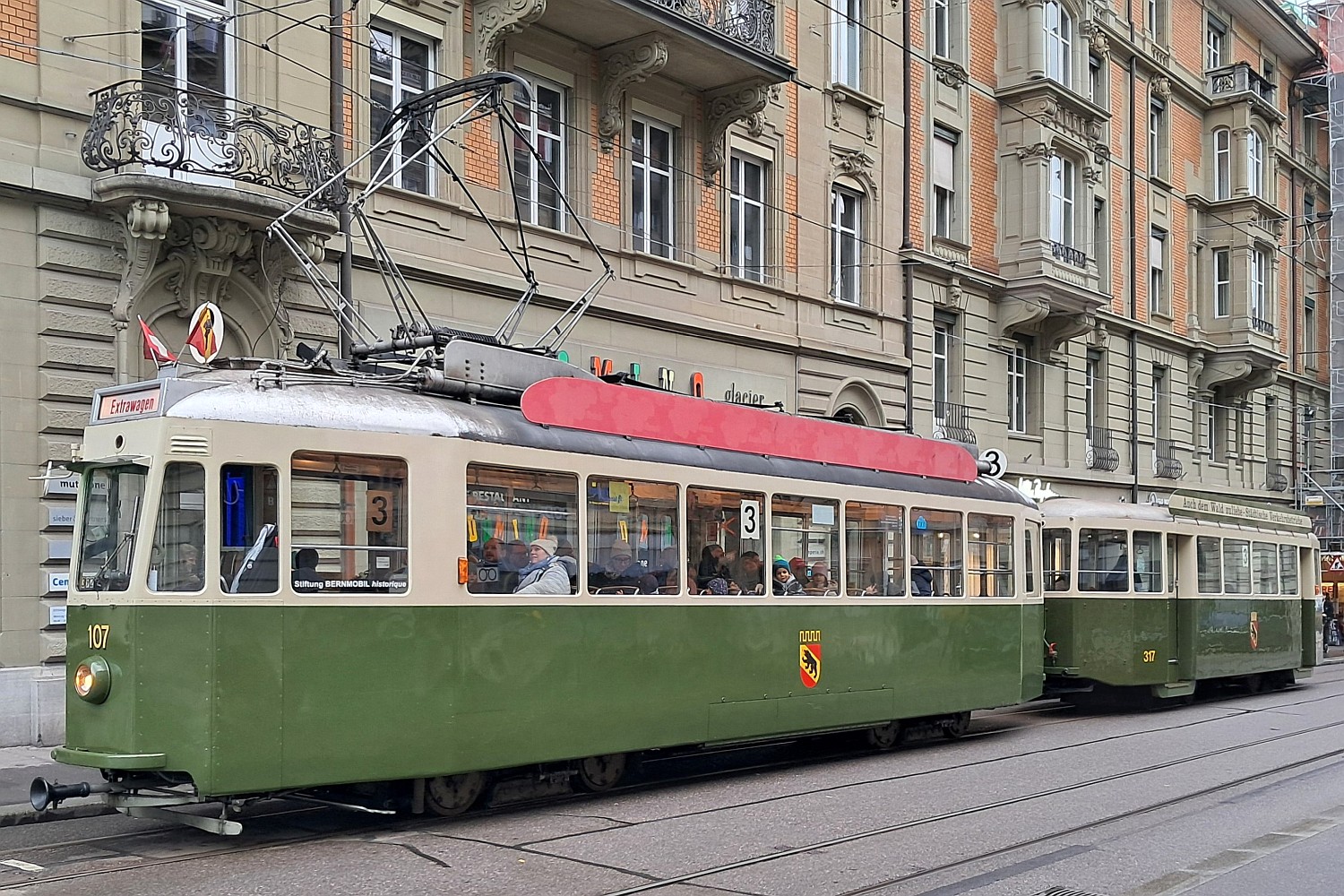 Берн, SWS/MFO/BBC Be 4/4 № 107