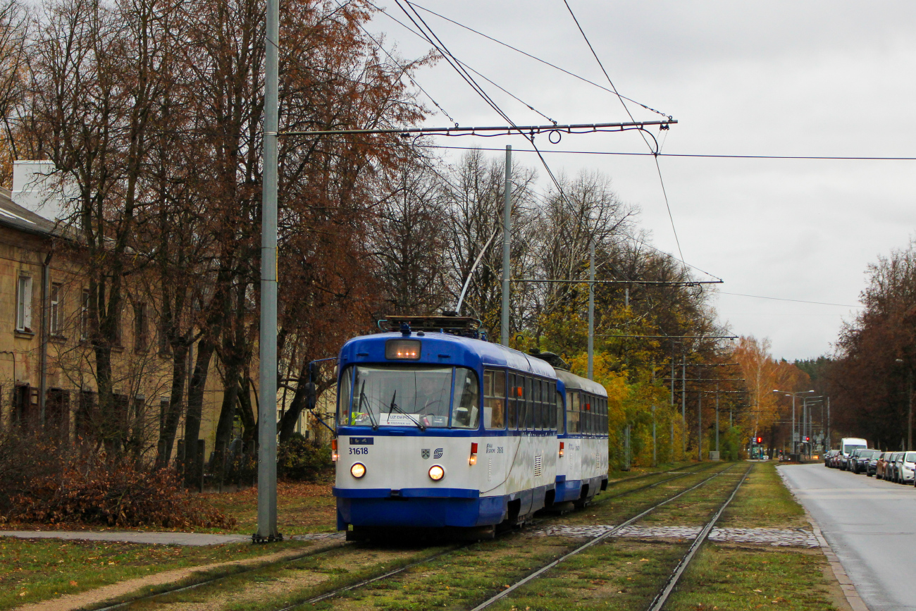 Рига, Tatra T3A № 31618