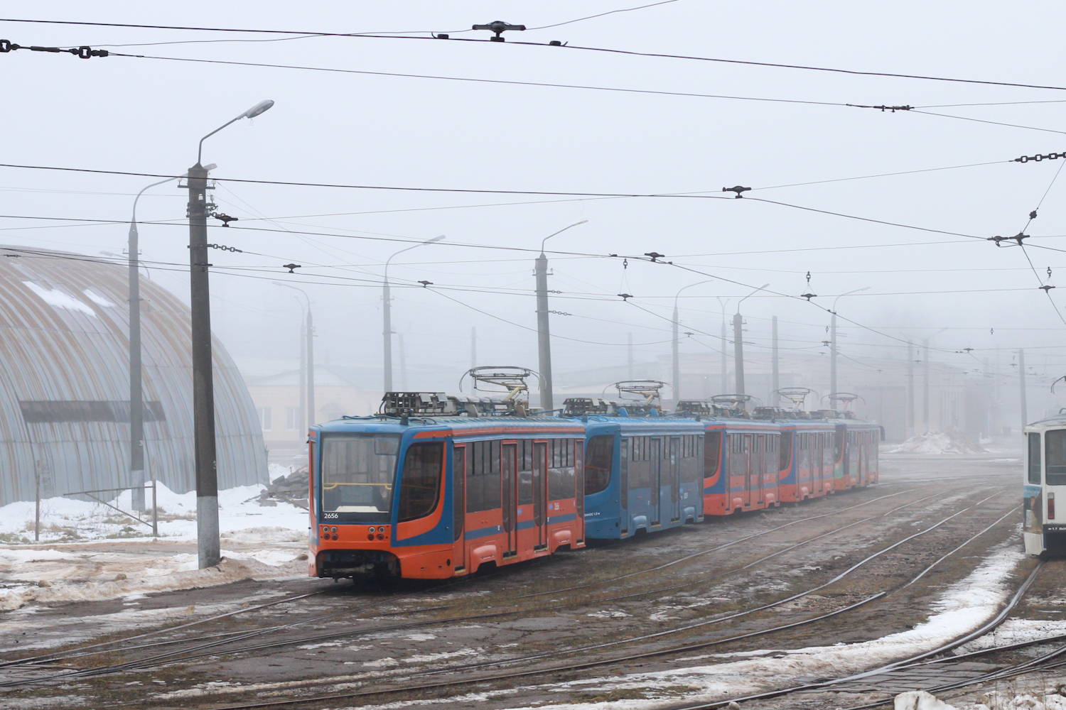 Smolensk, 71-623-02 # 2656; Smolensk — Tram depot and service lines