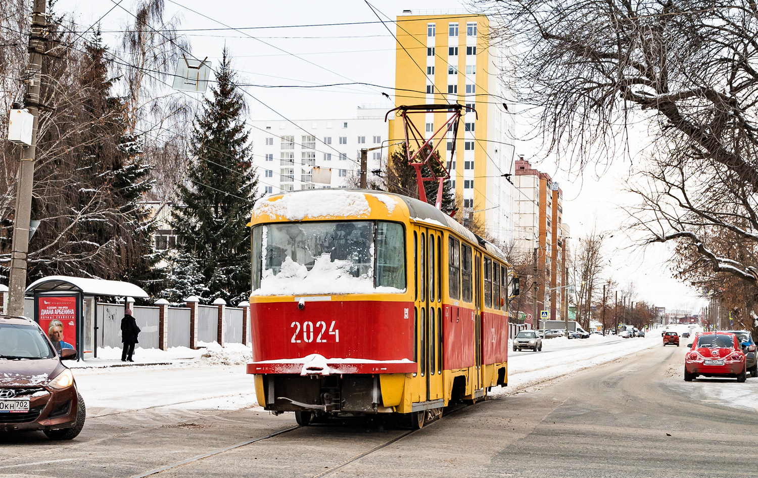 Уфа, Tatra T3D № 2024