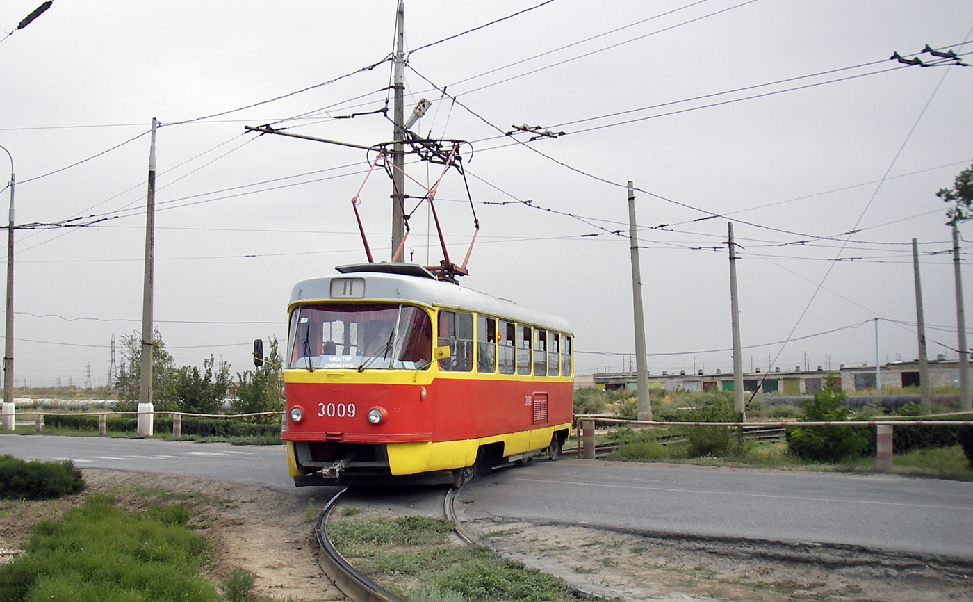 Volgograd, Tatra T3SU (2-door) Nr. 3009