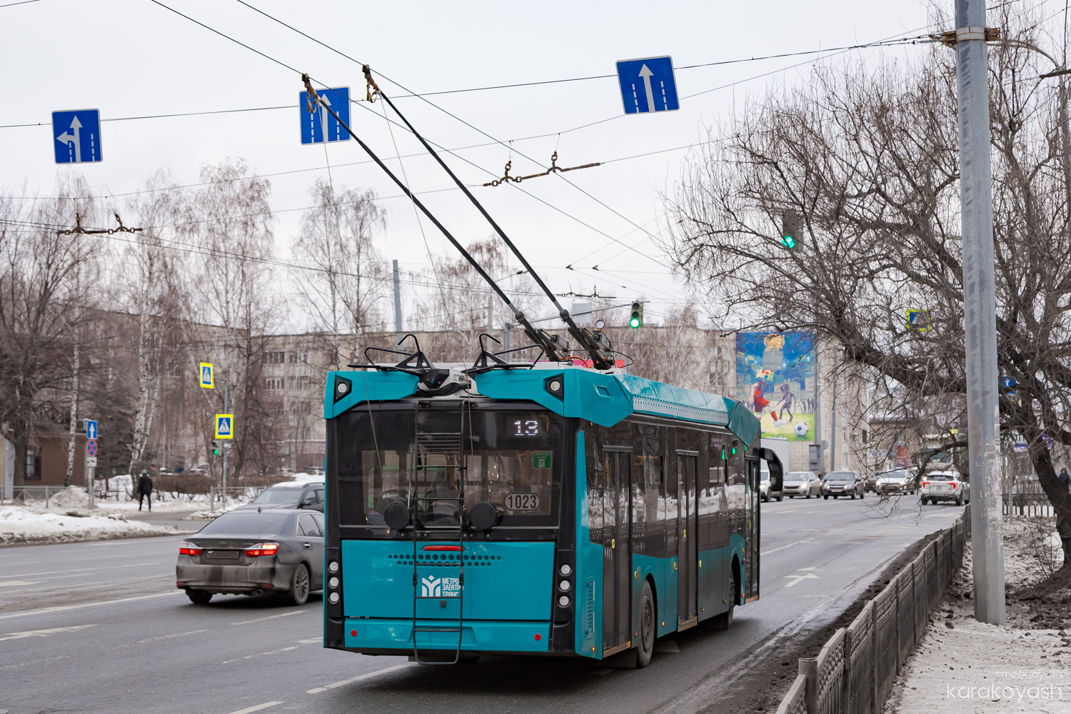 Казань, МАЗ-303Т22 № 1023