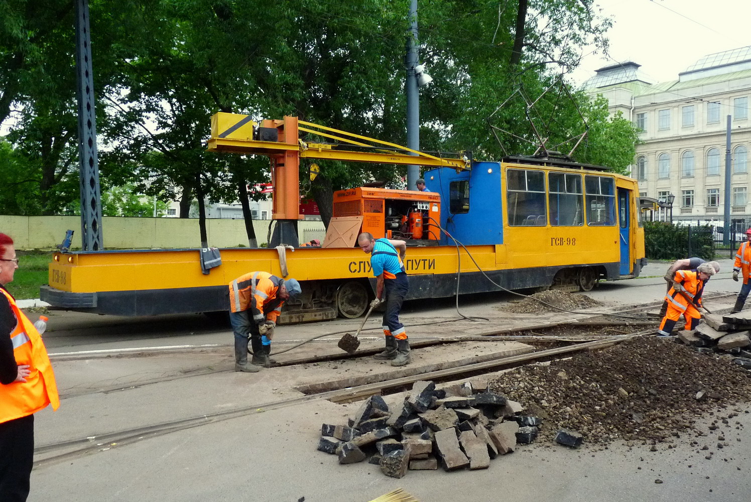 Szentpétervár — Exposition-exhibition complex of urban electric transport (ex. Museum)