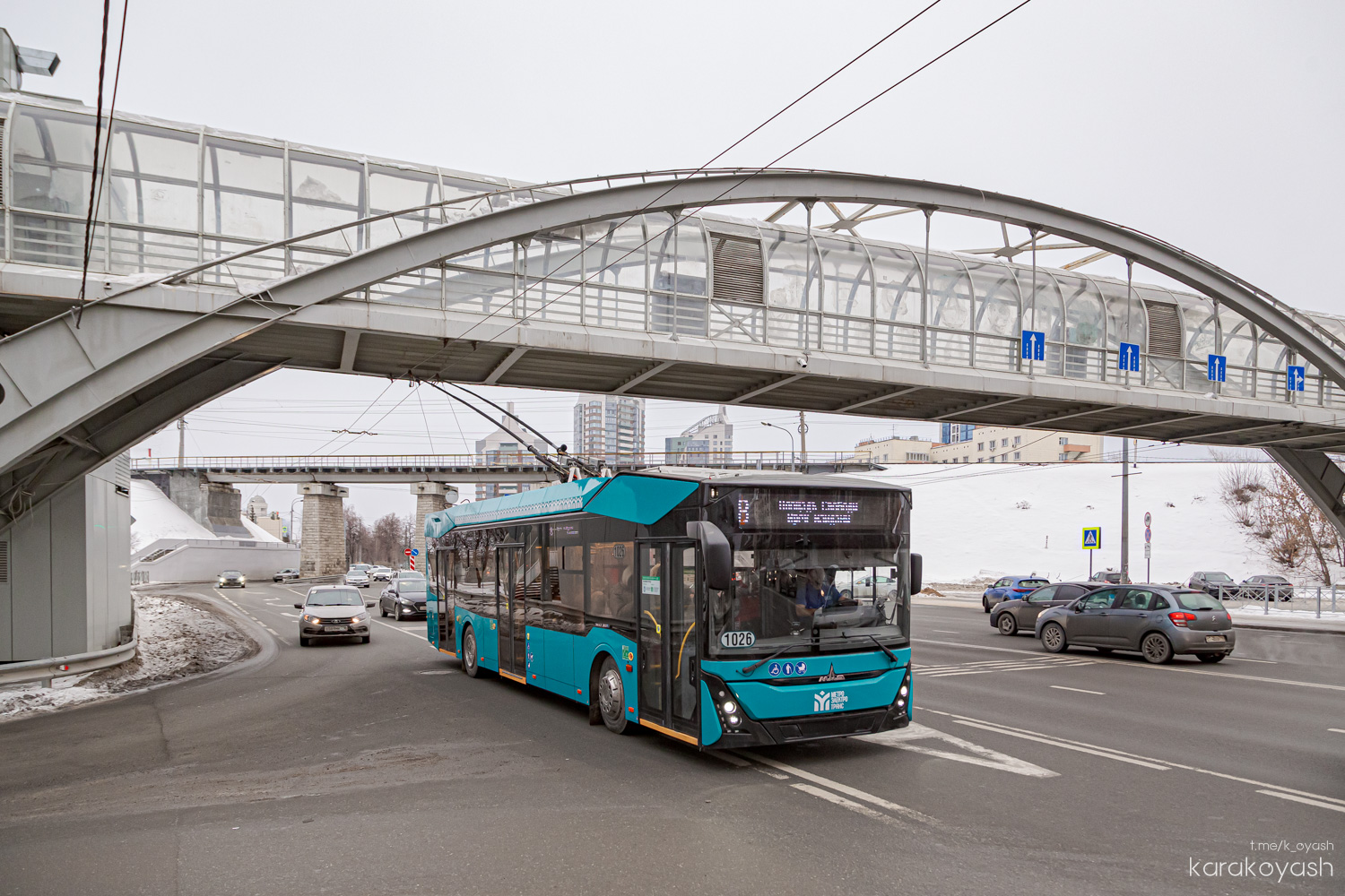 Казань, МАЗ-303Т22 № 1026