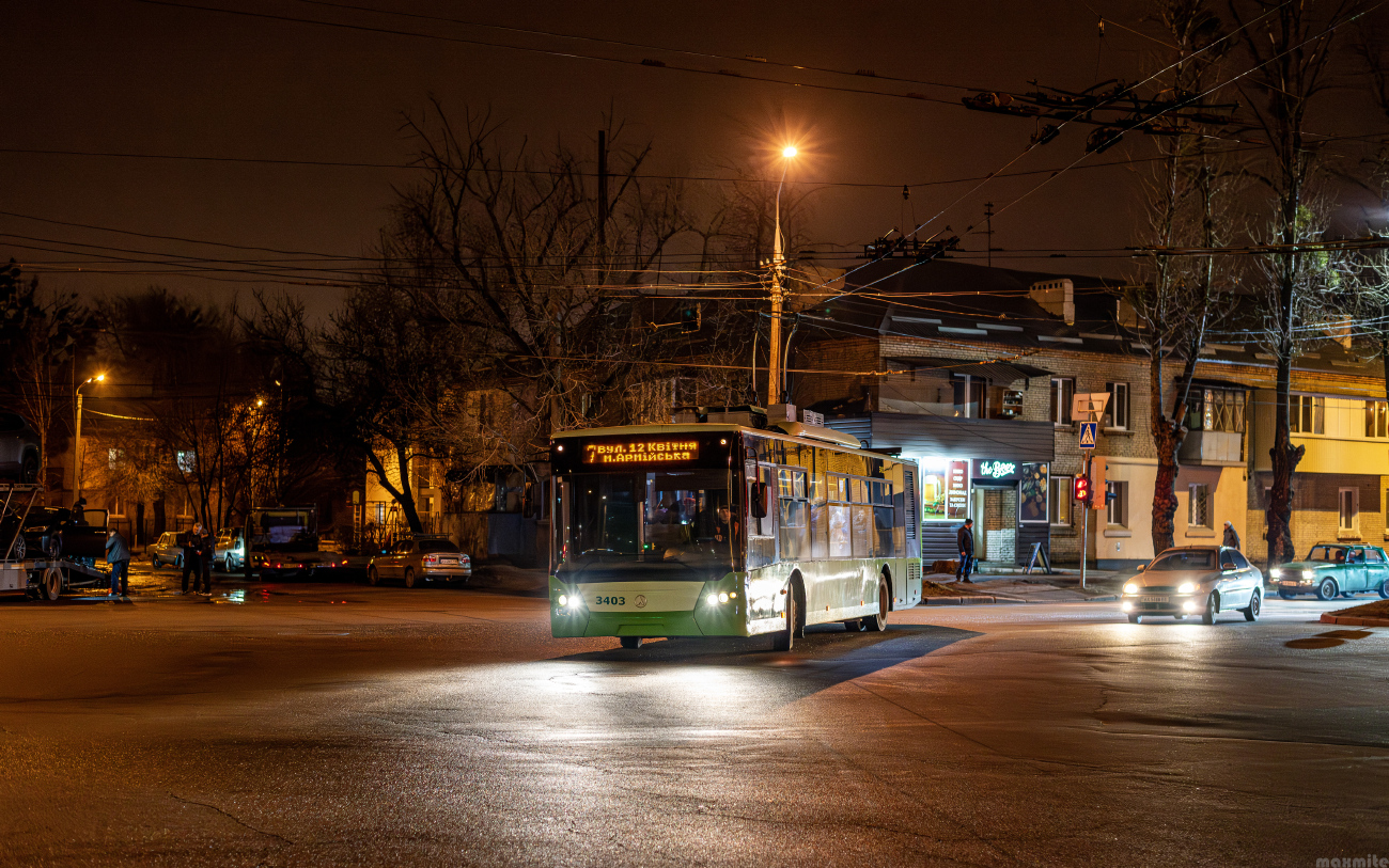 Харьков, ЛАЗ E183A1 № 3403