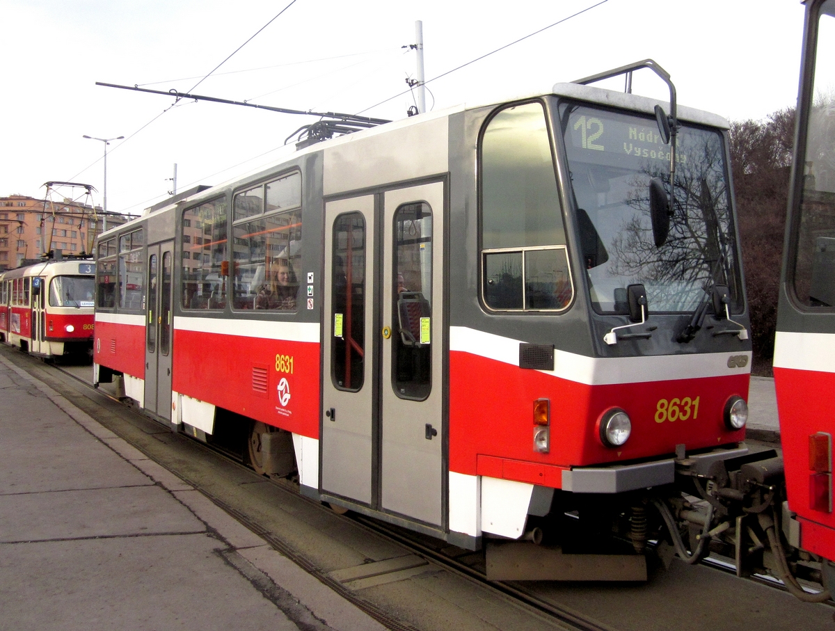 Прага, Tatra T6A5 № 8631