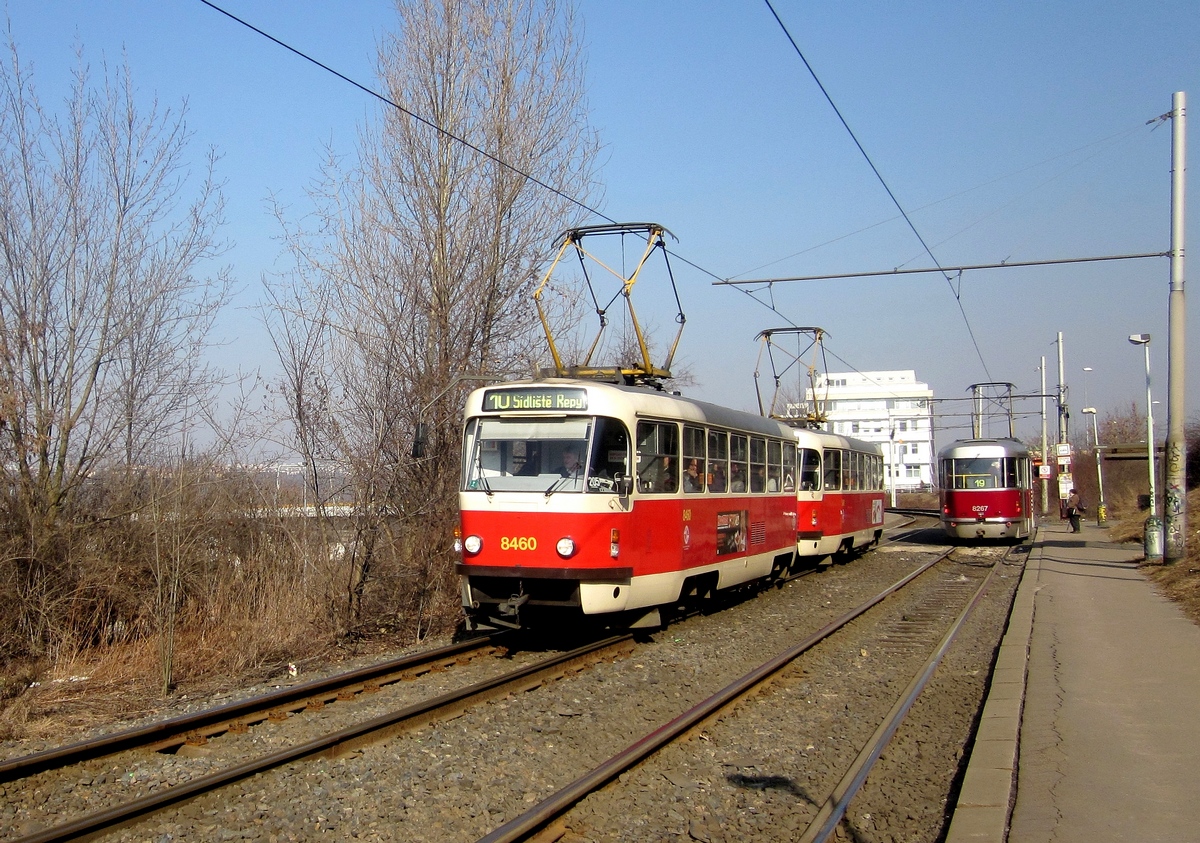 Прага, Tatra T3R.P № 8460