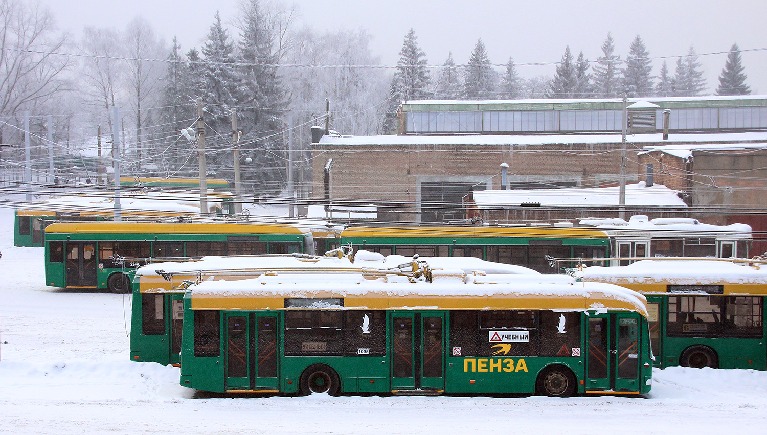 Пенза, БКМ 321 № 1005; Пенза — Троллейбусные депо/парки