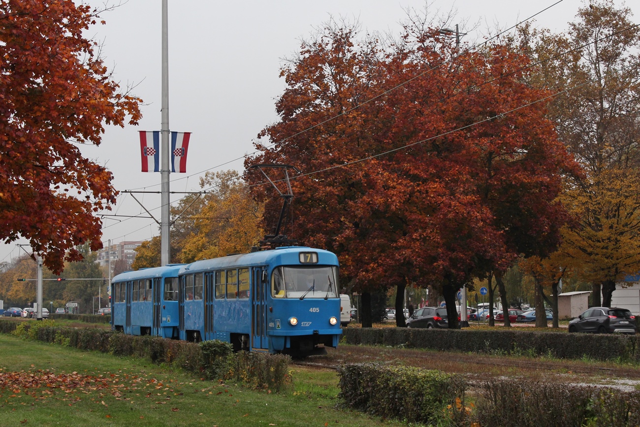 Загреб, Tatra T4YU № 405