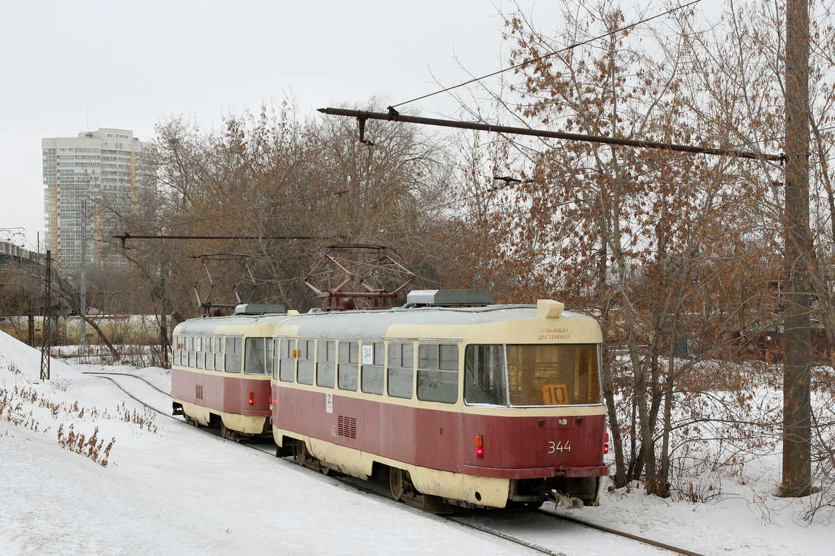 Yekaterinburg, Tatra T3SU # 344