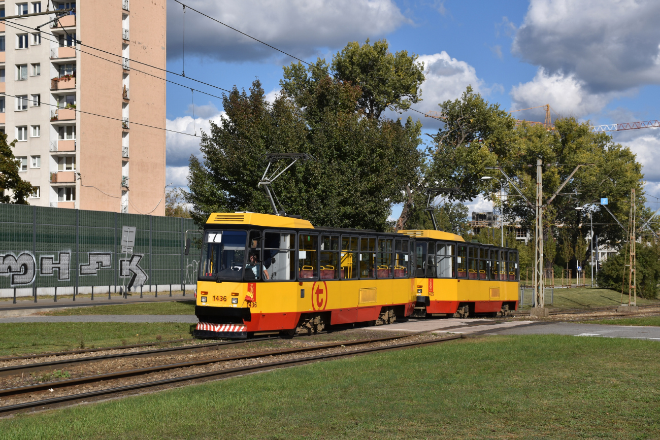 Варшава, Konstal 105Nf № 1436