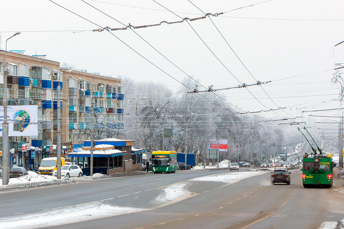 Пенза — Троллейбусные линии — Памятник Победы