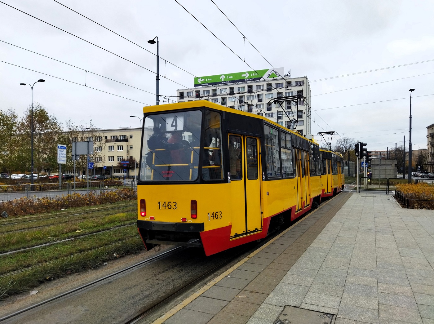 Варшава, Konstal 105Nm № 1463